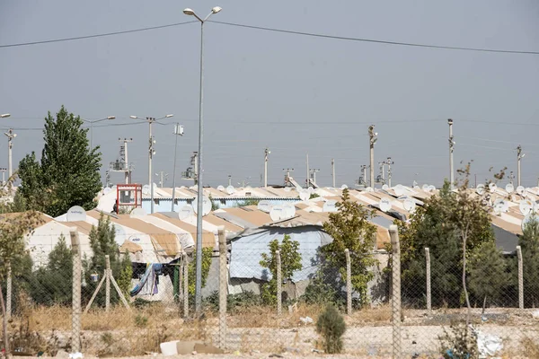 Campo de refugiados em Akcakale — Fotografia de Stock