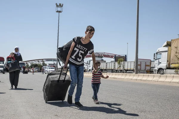 Refugiados sírios na Turquia — Fotografia de Stock