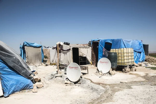 Unofficial refugee camp in Reyhanli — Stock Photo, Image