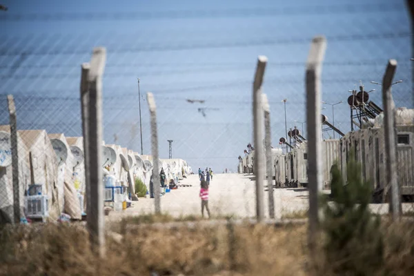 Camp de réfugiés pour le peuple syrien en Turquie. 7 septembre 2017. Suruc, Turquie — Photo