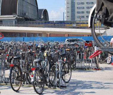 Biciclye Park güneşli bir günde açık