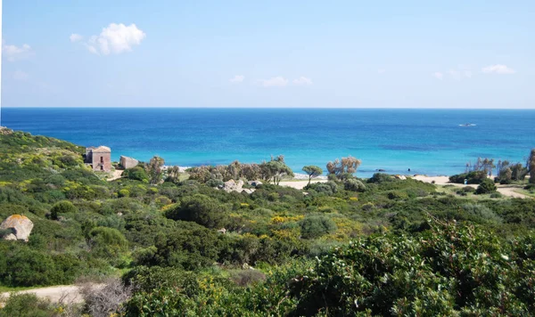 Cava Usai Beach på Villasimius (Sardinien, Italien) — Stockfoto