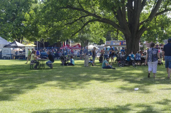 Kimliği belirsiz kişi ülke Festivali sırasında parkta (Victoria Park)