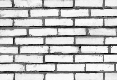 Siyah ve beyaz tuğla doku arka plan - stok fotoğraf ayrıntılı