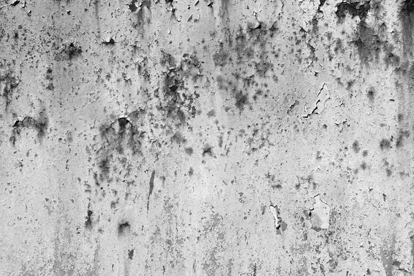 Eski boyalı gri paslı duvar doku ayrıntılı — Stok fotoğraf