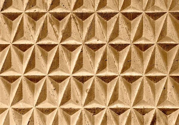 Textura naranja de baldosas decorativas triangulares geométricas —  Fotos de Stock