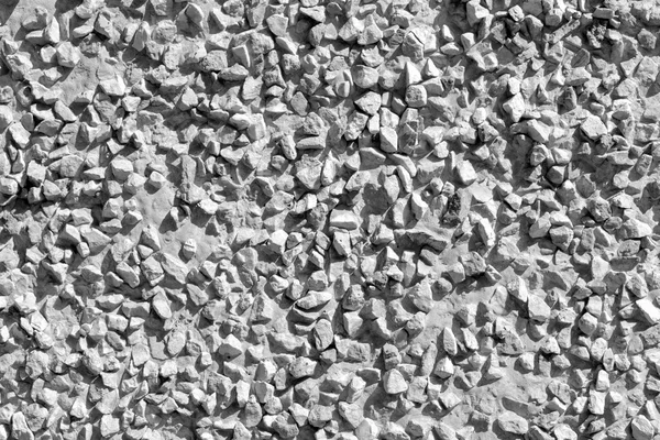 Szare kamienie żwir tekstura tło makro — Zdjęcie stockowe