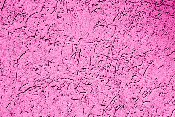 Текстура старинных розовых гипсовых стен — стоковое фото