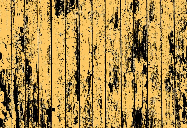 Текстура Реалистичного Желтого Старого Окрашенного Деревянного Забора — стоковое фото