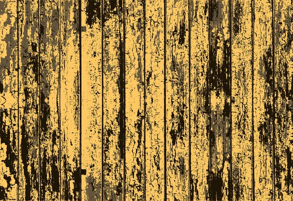 Текстура Реалистичного Желтого Старого Окрашенного Деревянного Забора — стоковое фото