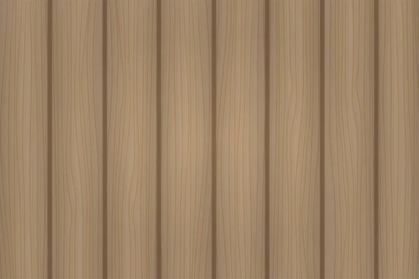 Textura de madera marrón detallada dibujada a mano. Ilustración vectorial — Vector de stock