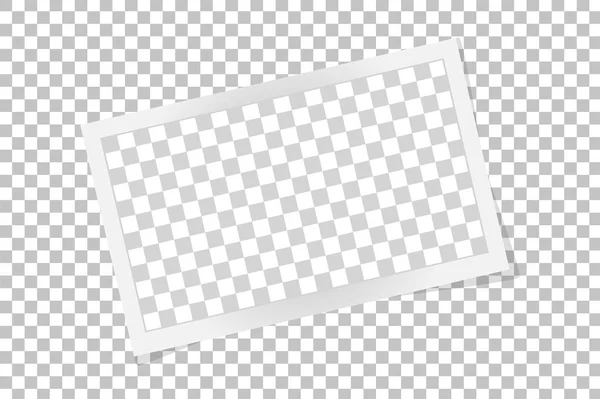 Шаблон квадратной рамки с изолированными тенями. Векторная иллюстрация — стоковый вектор