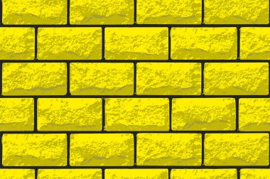 Altın tuğla duvar vektör gerçekçi sorunsuz dokusuna