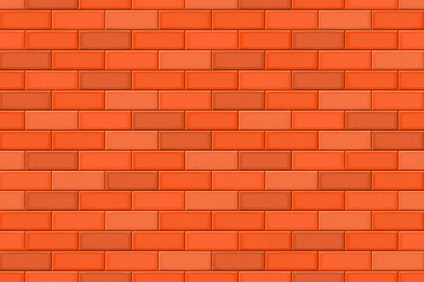 Cartoon hand drown multicolored realistic seamless brick wall texture — Stock Photo, Image
