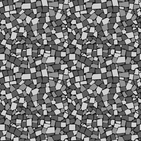 Seamless texture of black and white asymmetric decorative tiles wall