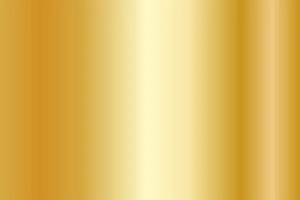 Textura de oro realista. Gradiente de lámina metálica brillante. Ilustración vectorial — Archivo Imágenes Vectoriales