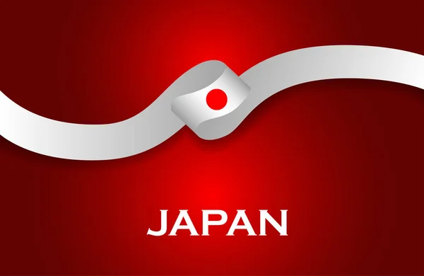 Japan luxe stijl vlag lint klassieke stijl — Stockfoto