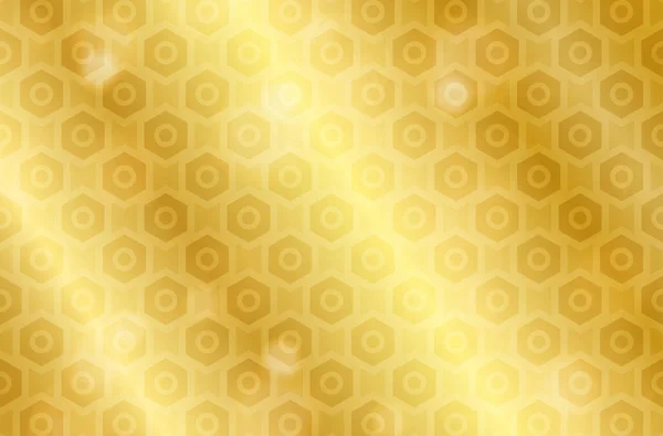 Realistische Gouden Glanzende Textuur Met Sparkles Glanzende Bladmetaal Kleurovergang Vectorillustratie — Stockvector