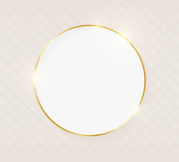 Oro brillante brillante tarjeta de felicitación de lujo — Vector de stock