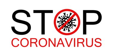 Coronavirus kavramını durdur. COVID-19 karantina
