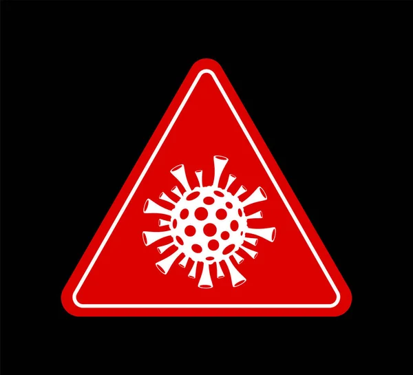 停止Coronavirus标志。COVID-19检疫 — 图库矢量图片#