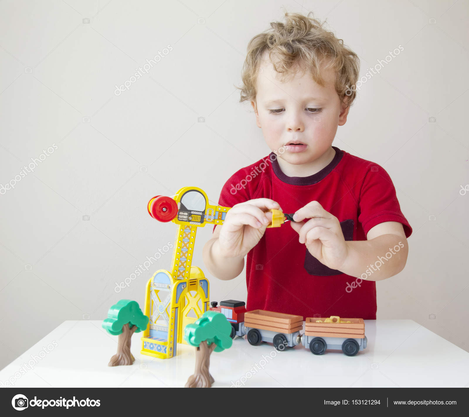 early learning train table