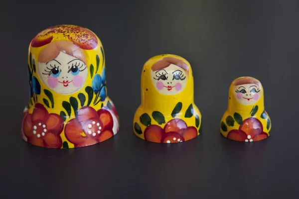 Russian traditional doll toy matryoshka. Traditional souvenir from Russia