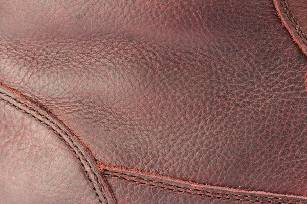 Kopyalama alanı için yakın plan kahverengi deri doku arkaplanı