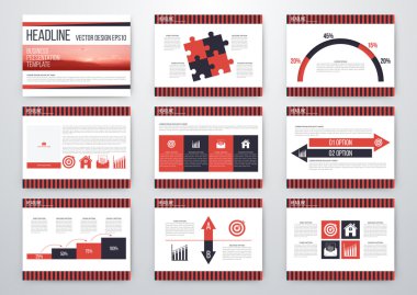 Infographic öğeleri kümesi