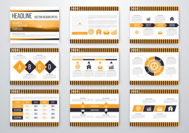 Infographic öğeleri kümesi