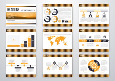 Infographic öğeleri kümesi