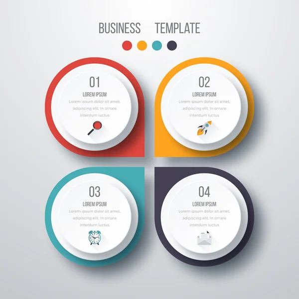 Vektorillustration infographics — Stock vektor