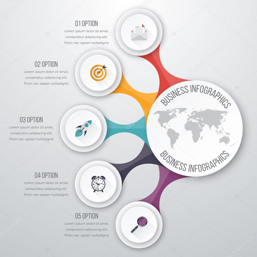 Timeline Vector 3d Infographic