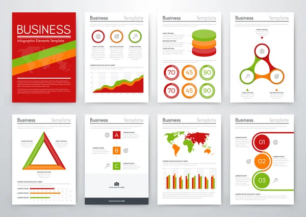 Modernes infografisches Vektorkonzept — Stockvektor