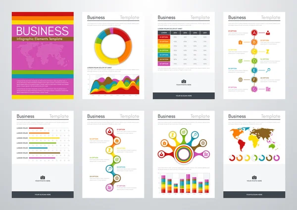 Modernes infografisches Vektorkonzept — Stockvektor