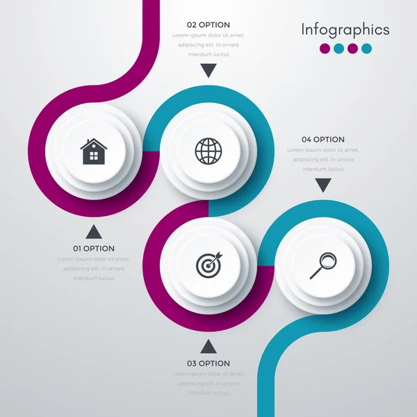 Vektor Illustration Infografik — Stockvektor