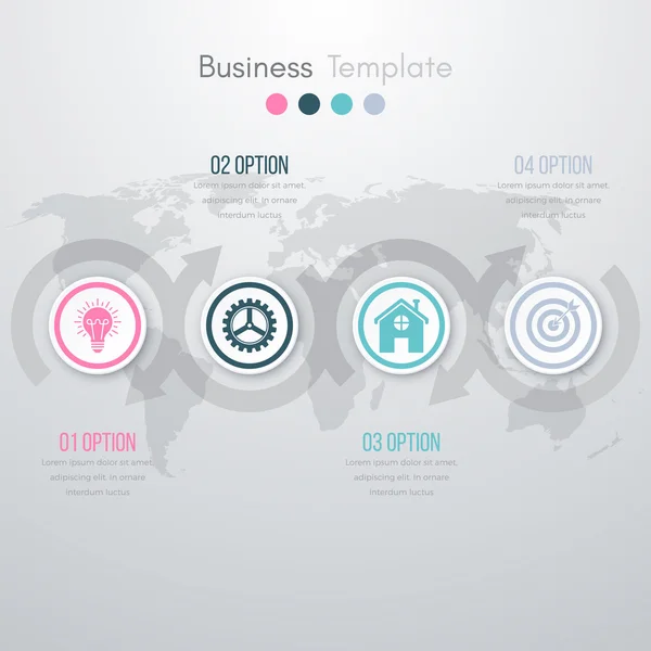 Infográficos de ilustração vetorial —  Vetores de Stock