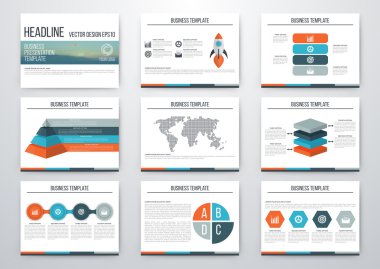 Infographic öğeleri kümesi