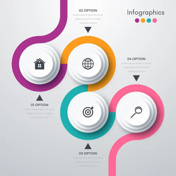 Vektor Illustration Infografik — Stockvektor