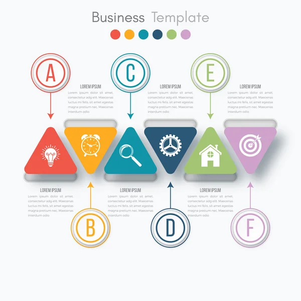 Infográfico de ilustração vetorial — Vetor de Stock