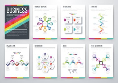 Modern Infographic vektör kavramı