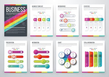 Modern Infographic vektör kavramı