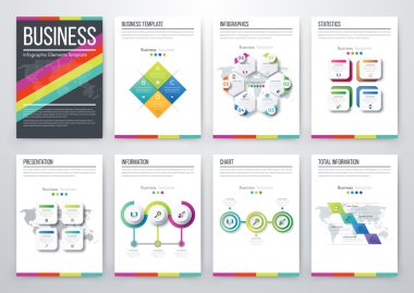 Modern Infographic vektör kavramı