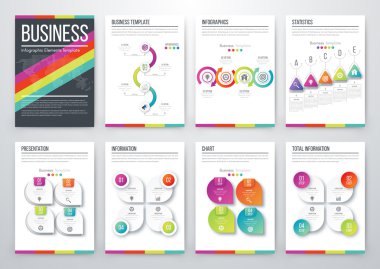 Modern Infographic vektör kavramı