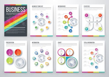 Modern Infographic vektör kavramı