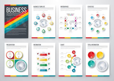 Modern Infographic vektör kavramı