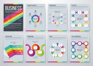 Modern Infographic vektör kavramı