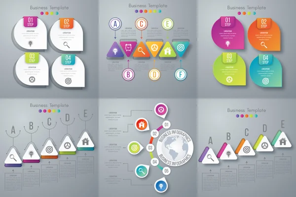 Zestaw z Infografika — Wektor stockowy