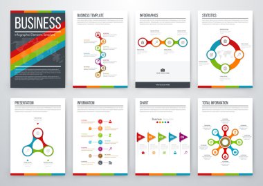 Modern Infographic vektör kavramı