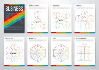 Modern Infographic vektör kavramı